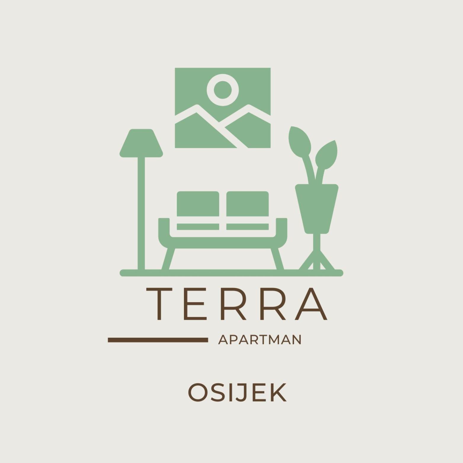 אוסילק Apartman Terra Centar, Free Parking מראה חיצוני תמונה